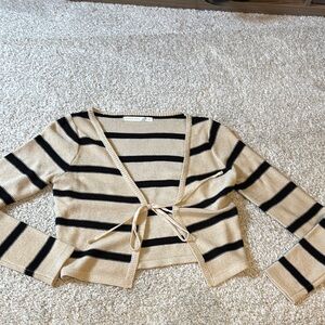 Altar’d State Tie Front Cardigan